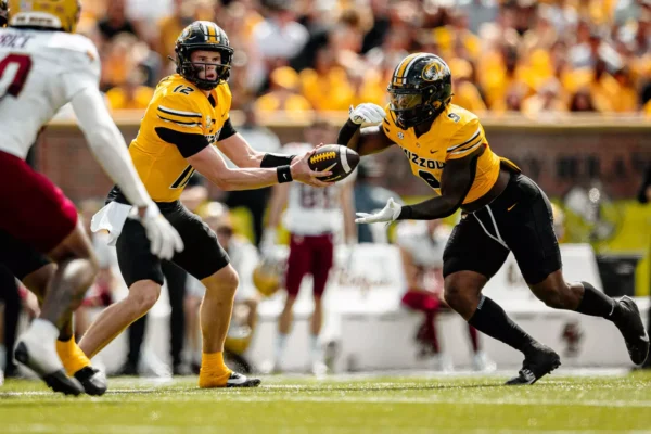 Missouri Tigers Football Vs Umass Football Match Player Stats