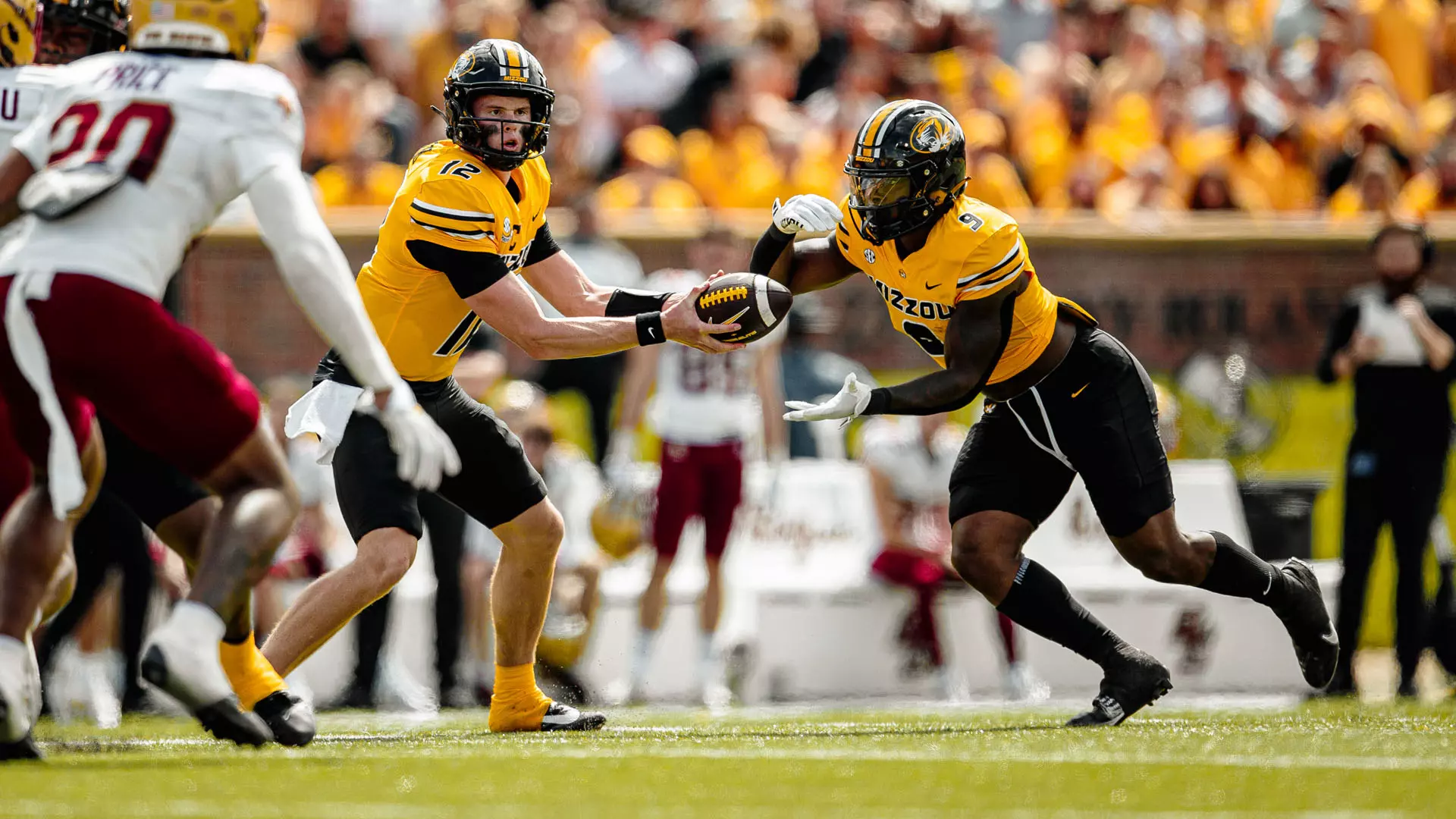 Missouri Tigers Football Vs Umass Football Match Player Stats