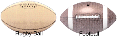 Rugby Ball Vs Football