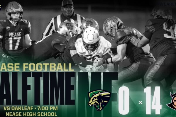 Nease High School Football competes against some